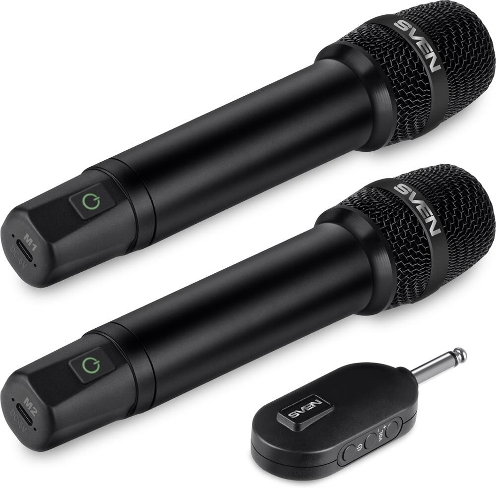 SVEN MK-742, черный (2.4GHz, 180mAh)