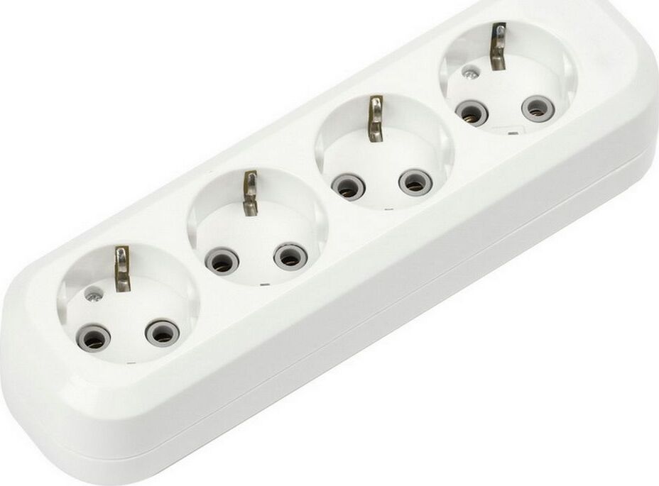 SMARTBUY (SBE-16-4-00-Z) колодка 3 гнз. 16а/3,5квт, c заземлением