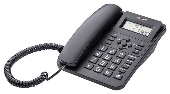 Проводной телефон TEXET TX-264 черный