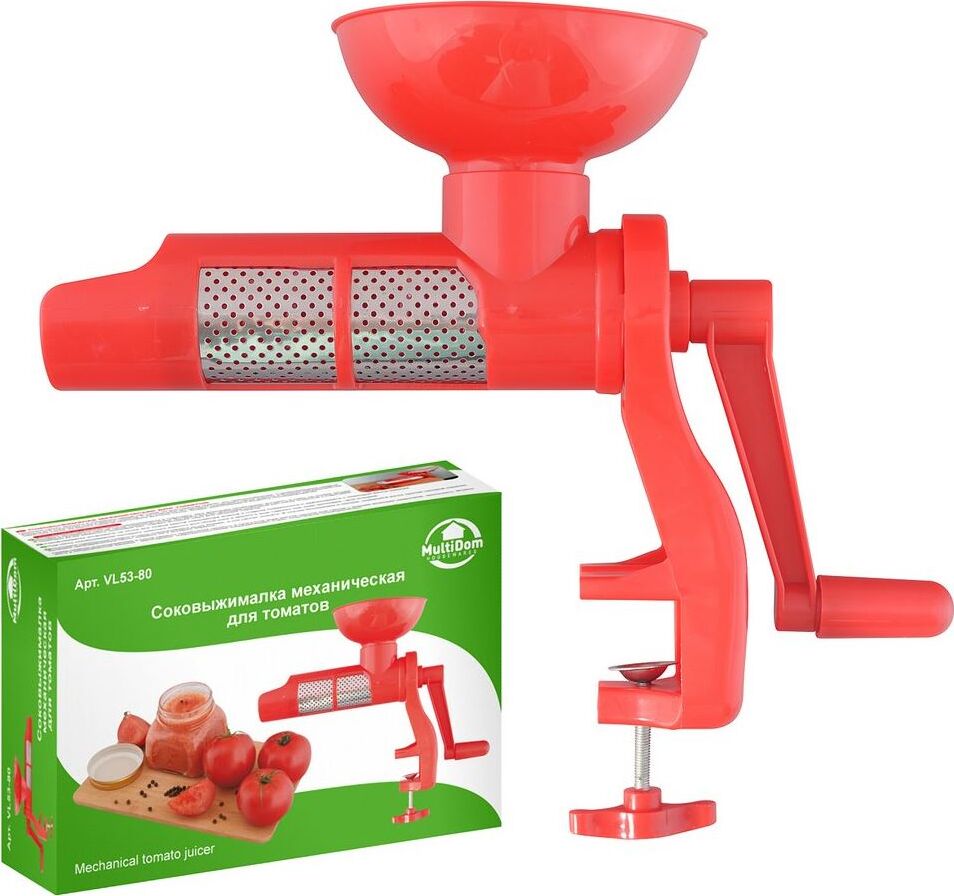 MULTIDOM Соковыжималка механическая для томатов VL53-80