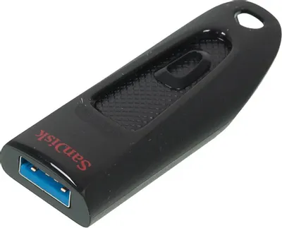 USB Flash SanDisk Ultra USB 3.0 Black 64GB (SDCZ48-064G-U46)