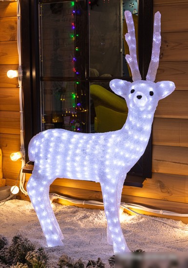 Neon-Night Снежный олень 100 см 513-307