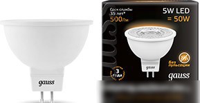Gauss GU5.3 5Вт 3000K 101505105