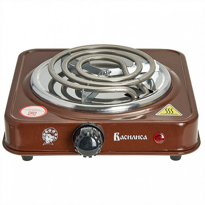 Плита настольная ВАСИЛИСА ВА-901 (коричневый)