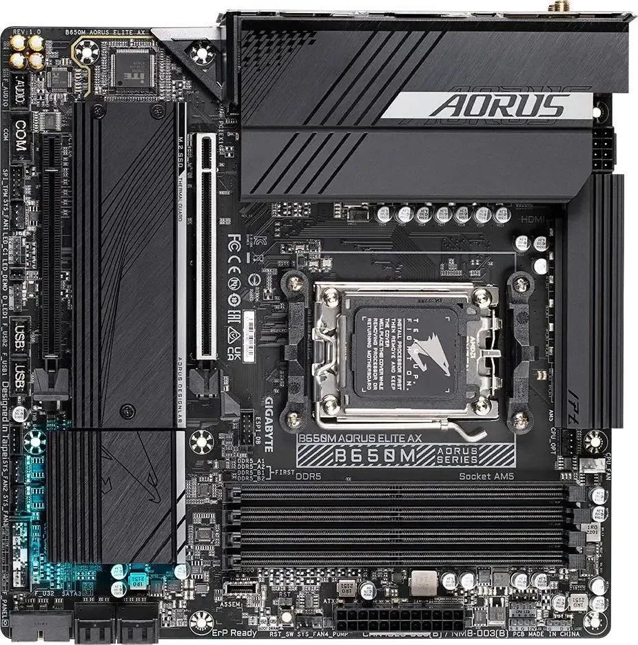 Материнская плата Gigabyte B650M Aorus Elite AX