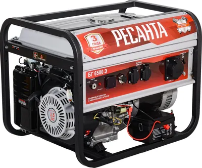 Бензиновый генератор Ресанта БГ 6500 Э