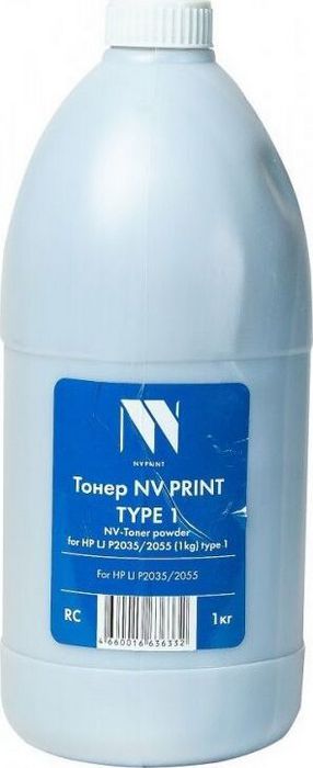 Тонер NV PRINT TYPE1 для HP LASERJET P2035/2055 (1KG) Тонер
