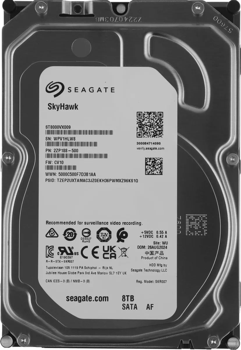 Seagate Skyhawk Surveillance 8TB ST8000VX009