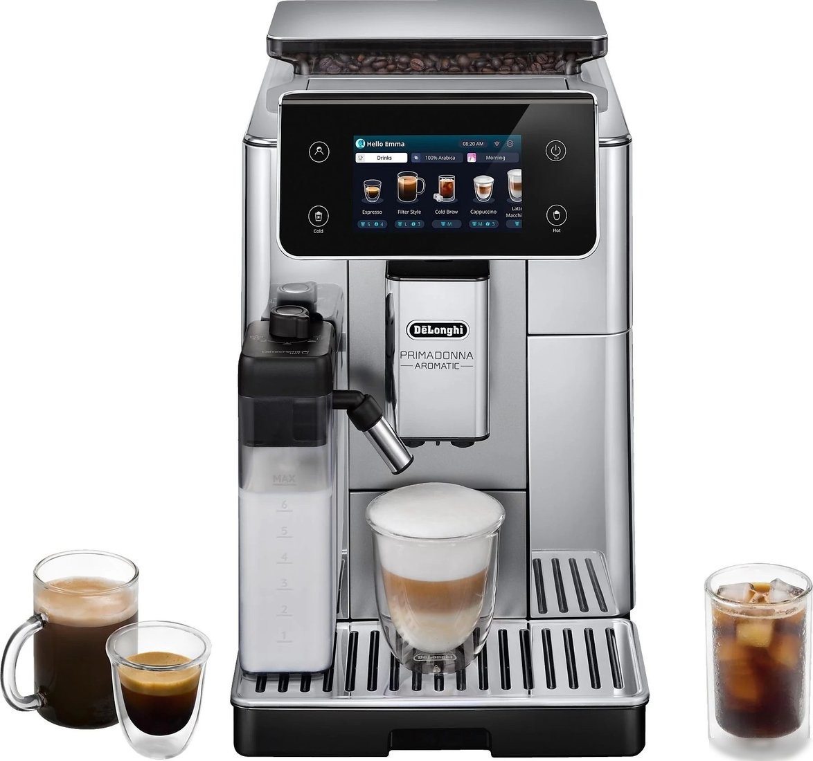 Кофемашина DeLonghi PrimaDonna Aromatic ECAM630.55.SSM