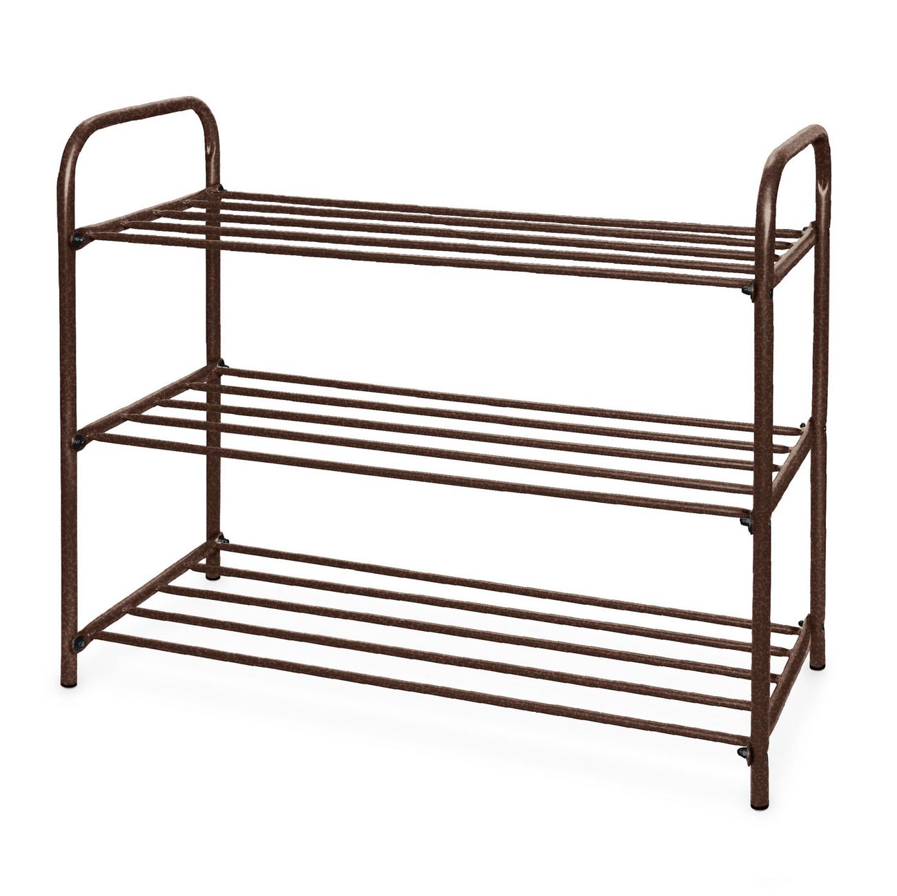 Полка для обуви Nika Комфорт 3 ЭТК3 (медный антик)