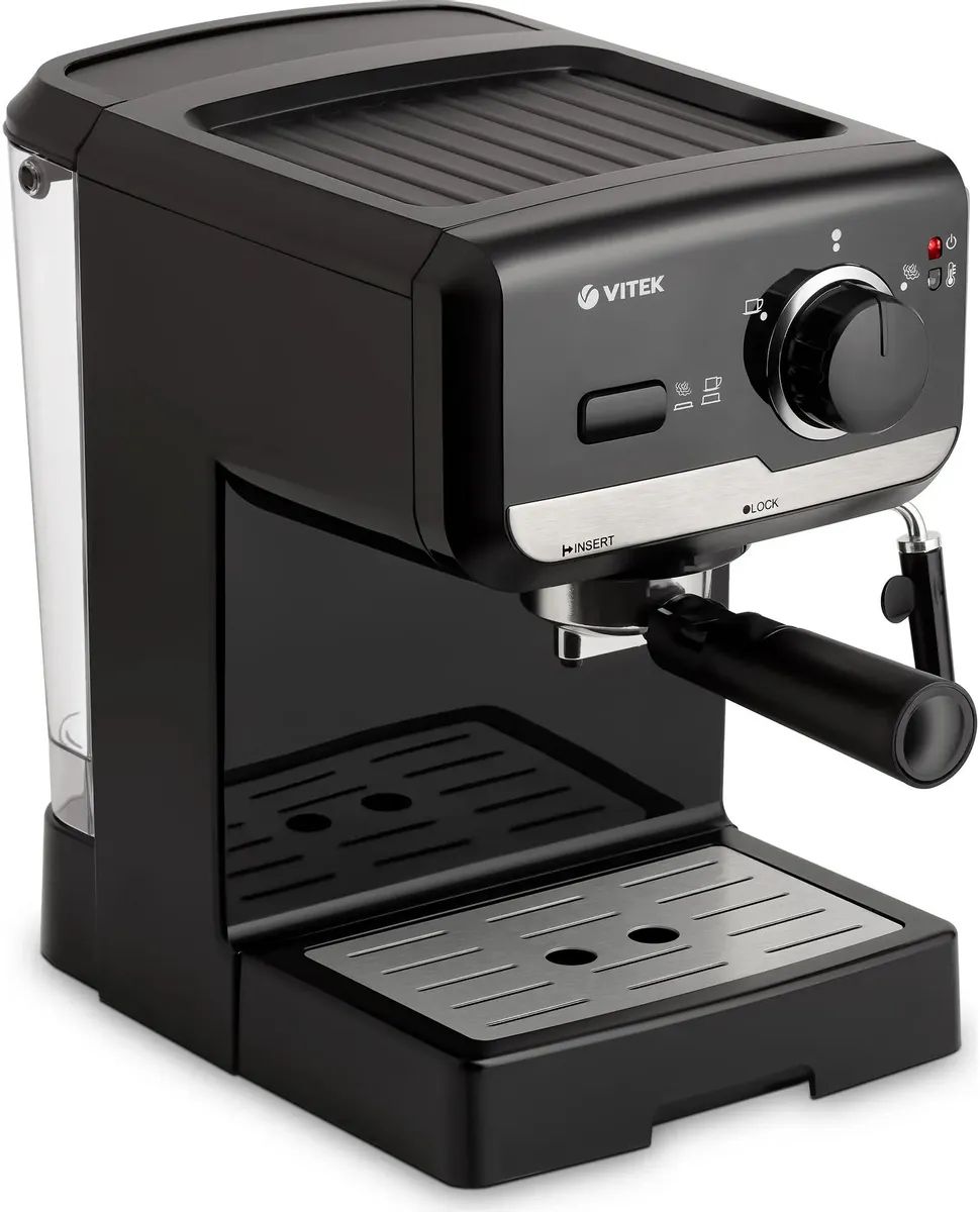 Рожковая помповая кофеварка Vitek VT-1502 BK