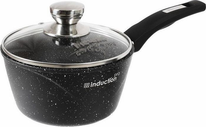 МЕЧТА 82802И Гранит black Induction Pro 1.7л с несъемн. ручкой и стекл. крышкой