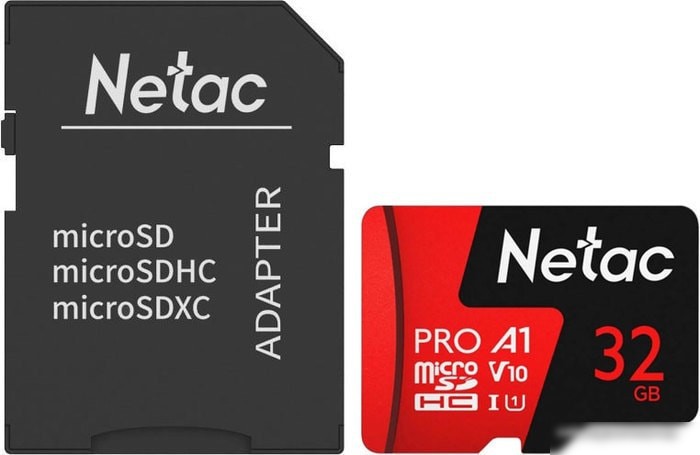 Netac P500 Extreme Pro 32GB NT02P500PRO-032G-R (с адаптером)