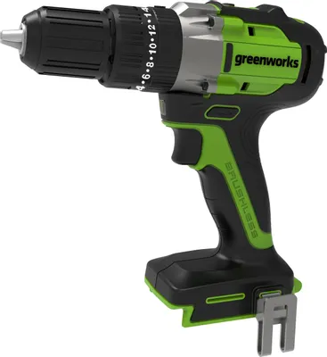 Ударная дрель-шуруповерт Greenworks GD24DD60K2 3704107UA (с 1-им АКБ)
