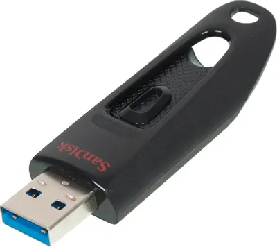 USB Flash SanDisk Ultra USB 3.0 Black 64GB (SDCZ48-064G-U46)