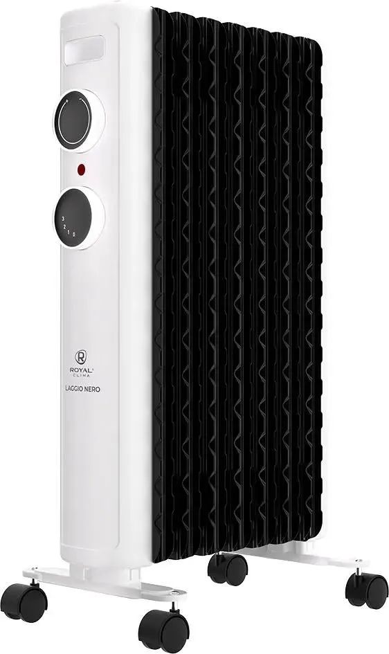 Масляный радиатор Royal Clima Laggio Nero ROR-LN7-1500M