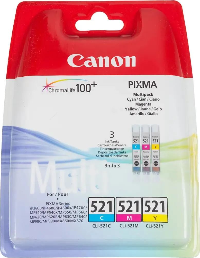 Картридж-чернильница (ПЗК) Canon CLI-521 Cyan