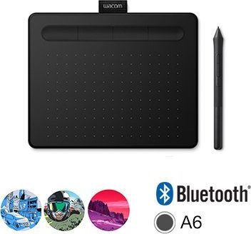 Графический планшет Wacom Intuos CTL-4100WL (черный, маленький размер)