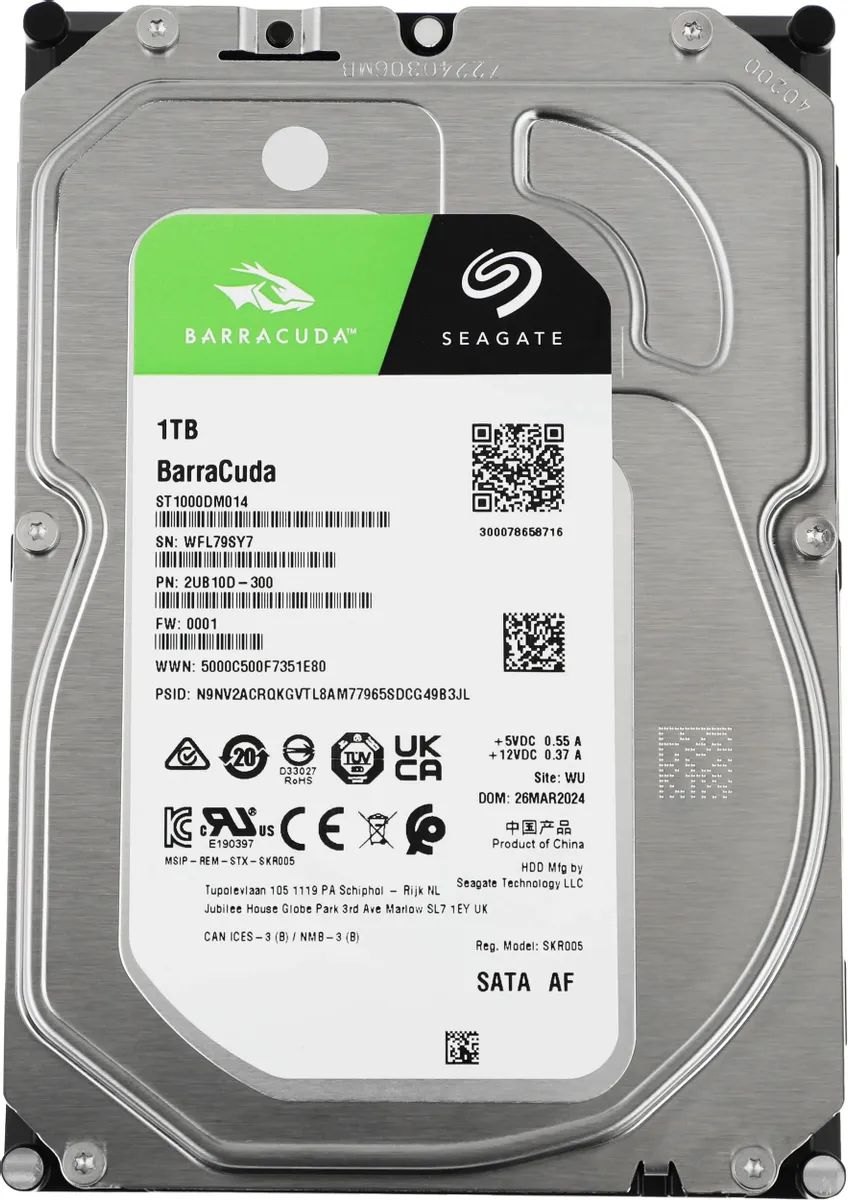 Seagate Barracuda 1TB ST1000DM014