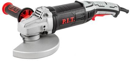 P.I.T. Шлифмашина угловая электрич. PWS180-C1 (1700Вт, 180х22,2мм, 8500об/мин,М14, поворот.рукоятка)
