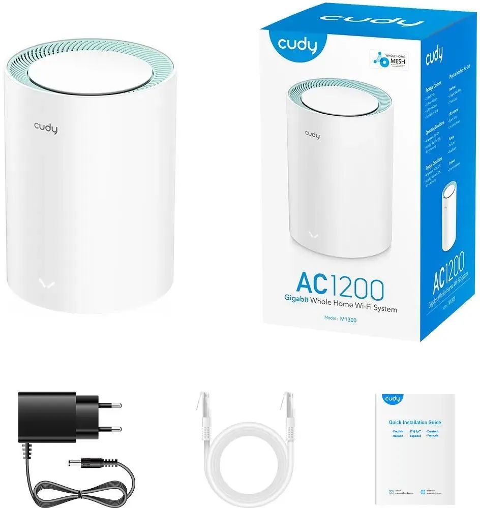 Wi-Fi роутер Cudy M1300 2.0 (1-Pack)