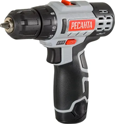 Дрель-шуруповерт Ресанта ДА-12-2ЛК (с 2-мя АКБ, кейс)