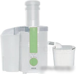 Соковыжималка Mystery MJE-1901 (Белый с зеленым)