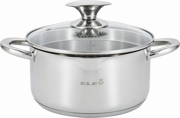 Кастрюля ELEY RW0813-24C нерж 5,5л