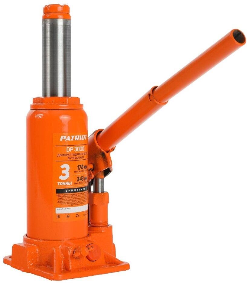 Бутылочный домкрат Patriot DB 3000 3т