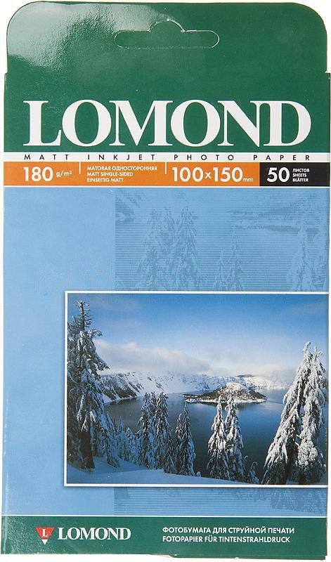 Lomond Матовая 10x15 180 г/кв.м. 50 листов (0102063)