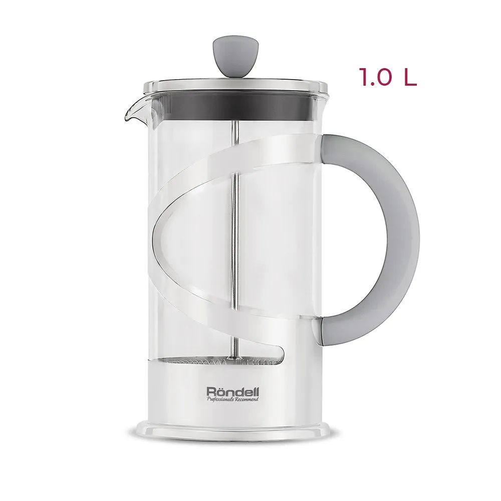 Френч-пресс Rondell Crystal Grey RDS-840