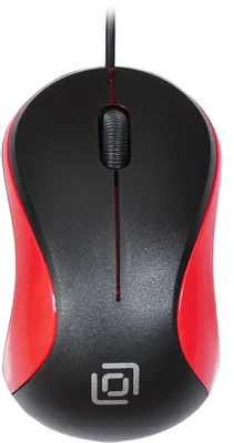 Мышь Oklick 115S (черный/красный)