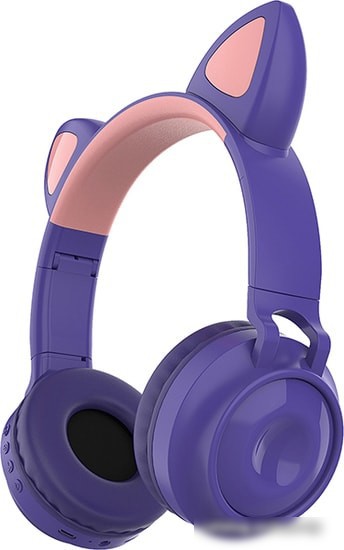 Наушники QUMO Party Cat 32304 (фиолетовый)