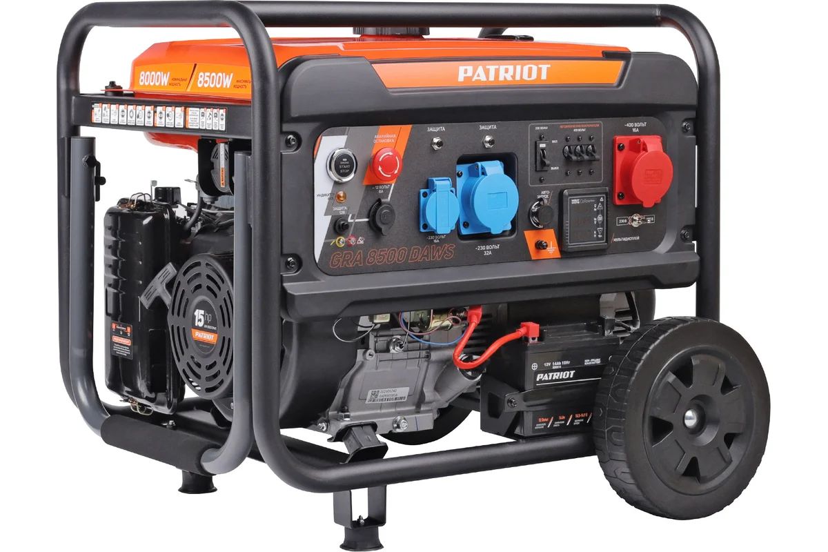 Бензиновый генератор Patriot GRA 8500 DAWS