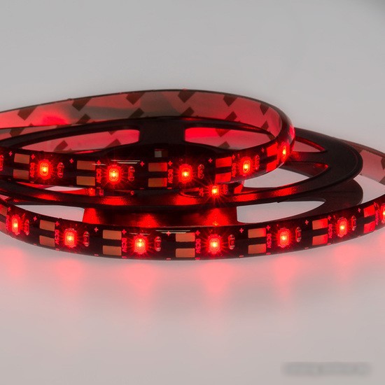 Светодиодная лента Lamper 1м с USB коннектором 5 В 8 мм IP65 SMD 2835 60 LED/m цвет свечения красный Светодиодная лента Lamper 1м с USB коннектором 5 В 8 мм IP65 SMD 2835 60 LED/m цвет свечения красный