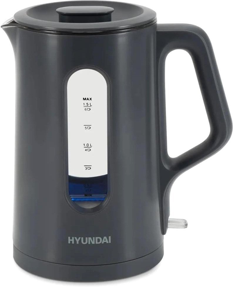 HYUNDAI HYK-G4508 1.5л. 1700Вт серый/прозрачный (стекло)