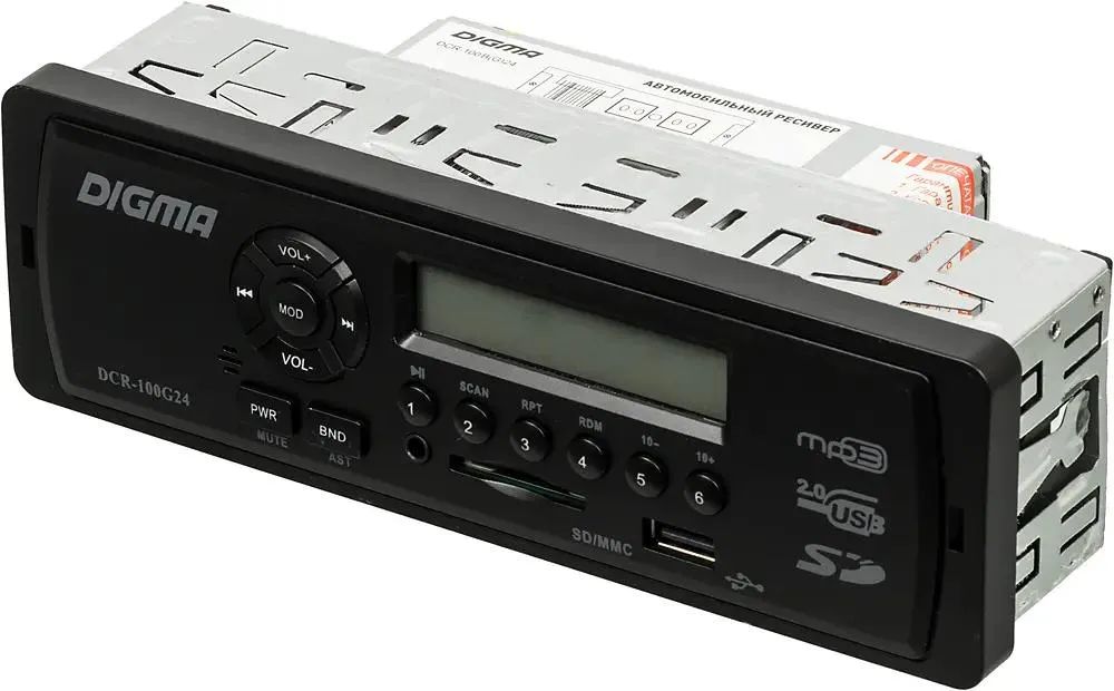USB-магнитола Digma DCR-100G24