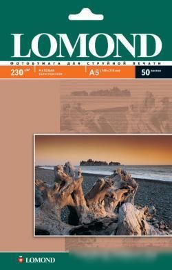 Lomond Матовая А5 230 г/кв.м. 50 листов (0102069)