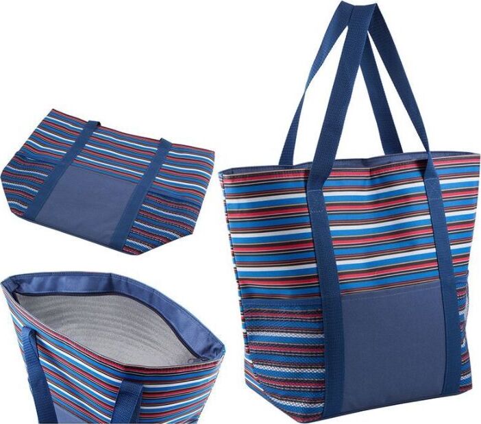 Термосумка Ecos Sunset Tote CB-12 25л (голубая полоска)