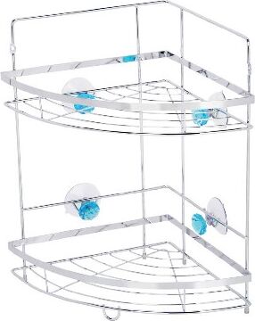 РЫЖИЙ КОТ W2667 Полка угловая двухъярусная Бриллиант синий 310795