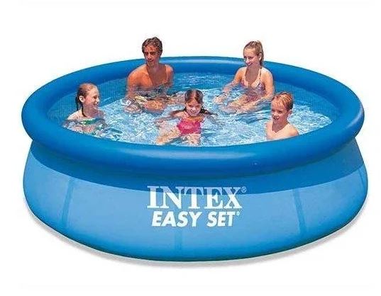 INTEX Бассейн с надувн.кольцом EASY SET 396х84см . (в коробке) Арт. 28143NP