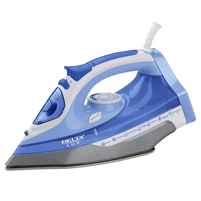 Утюг Delta Lux DL-712 (белый/синий)