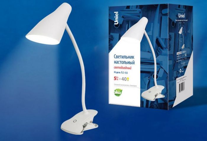 UNIEL (UL-00004465) TLD-563 WHITE/LED/360LM/4500K/DIMMER