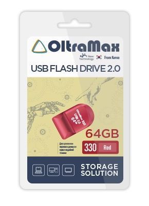 USB Flash OLTRAMAX OM-64GB-330-Red