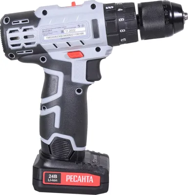 Дрель-шуруповерт Ресанта ДА-24-2ЛК-У (с 2-мя АКБ, кейс)