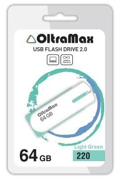 USB Flash Oltramax 220 64GB (светло-зеленый) [OM-64GB-220-Light gr]