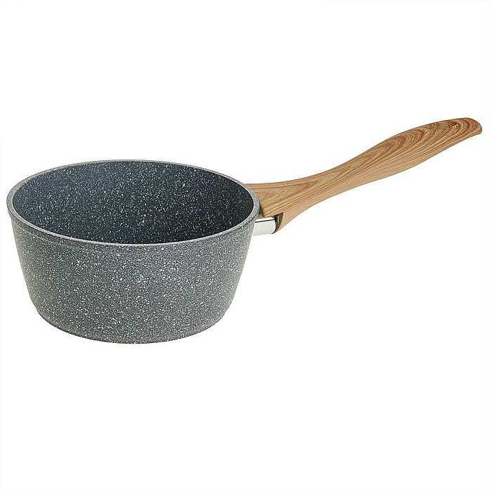 Кастрюля с длинной ручкой Alpenkok Grey Marble AK-71N