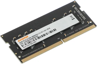 Digma 4ГБ DDR4 SODIMM 2666 МГц DGMAS42666004S