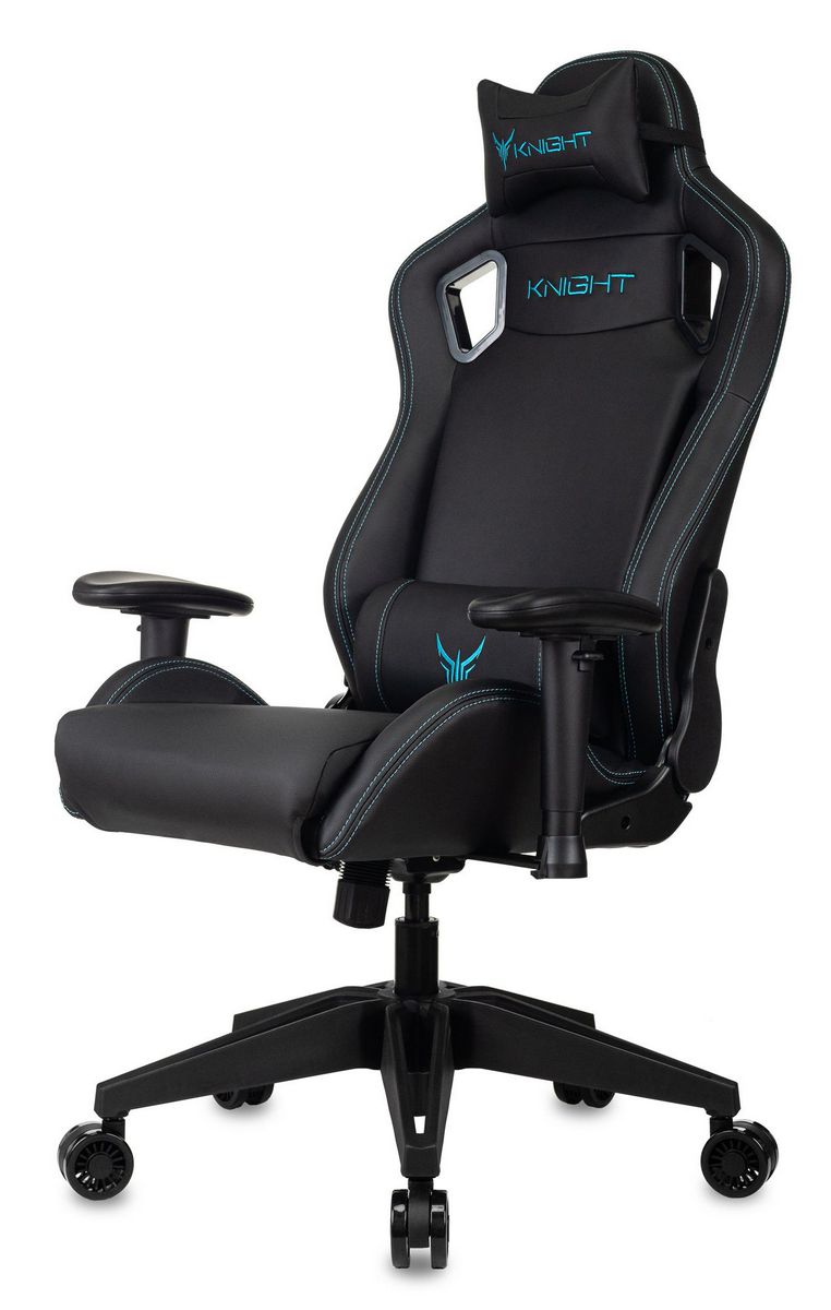 Офисное кресло Бюрократ Knight Outrid Smile (экокожа черный)