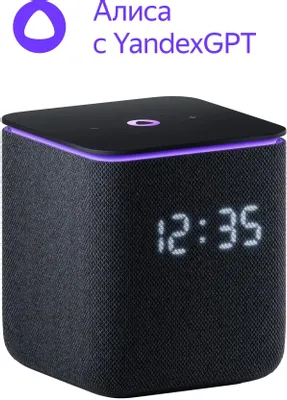ЯНДЕКС YNDX-00054BLK Умная колонка Станция Миди с Алисой черный